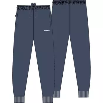 Брюки тренировочные из футера Atemi, цвет тёмно синий, ASWP-004SS23-DNV, размер XL