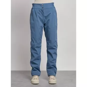 Брюки утеплённые женские, размер 48, цвет синий