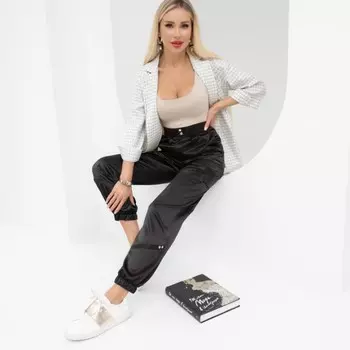 Брюки женские Charutti «Стильное досье», размер 44, цвет чёрный