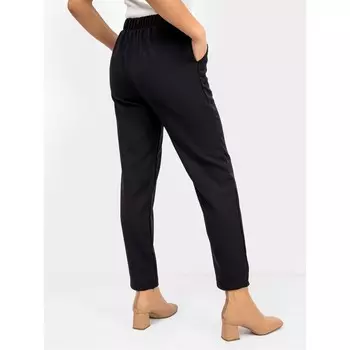 Брюки женские, цвет чёрный, размер 50