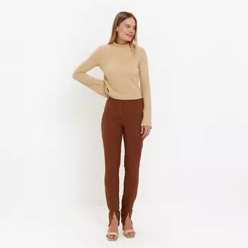 Брюки женские, цвет шоколад, размер 42