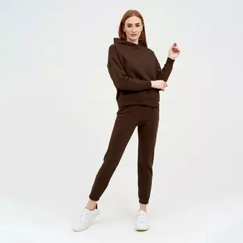 Брюки женские, цвет шоколад, размер 50