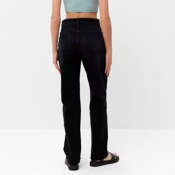 Джинсы женские бойфренды MINAKU SELVEDGE denim, размер 44, чёрные