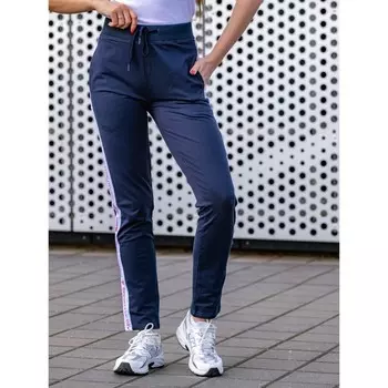 Брюки женские Isee, размер 46, цвет синий, красный