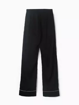 Брюки домашние женские KAFTAN Leo black collection, размер 52-54