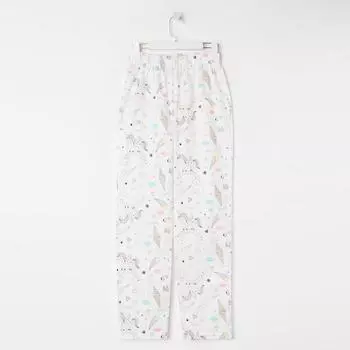 Брюки женские KAFTAN "Unicorn", р. 44-46, белый