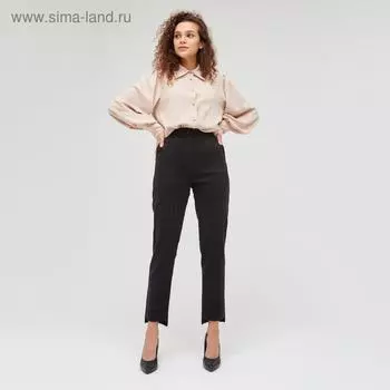 Брюки женские MINAKU: Classic, цвет чёрный, размер 42