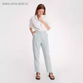 Брюки женские MINAKU: Enjoy цвет олива, р-р 42