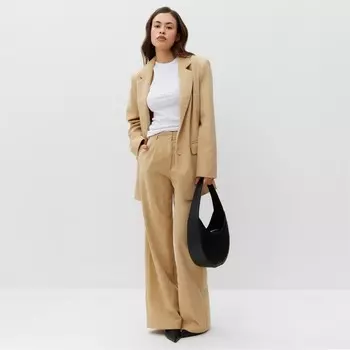 Брюки женские MIST Velvet, р. M бежевый