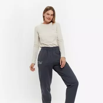 Брюки женские НАЧЁС, цвет тёмно-серый, размер 46