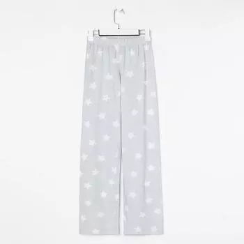 Брюки прямые домашние женские KAFTAN Star, размер 40-42, серые