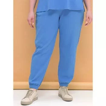 Брюки женские, размер 3XL, цвет голубой