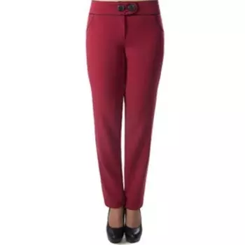 Брюки женские, размер 42, цвет бордовый