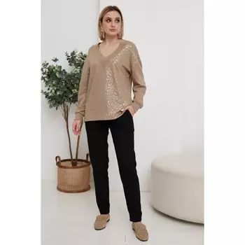 Брюки женские, размер 42, цвет черный