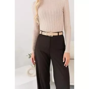 Брюки женские, размер 42, цвет коричневый 60624