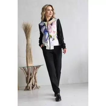 Брюки женские, размер 44, цвет чёрный