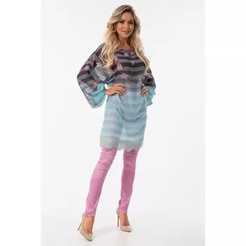 Брюки женские, размер 44, цвет розовый