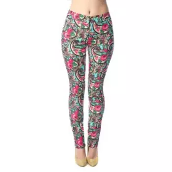 Брюки женские, размер 46, цвет бирюзовый