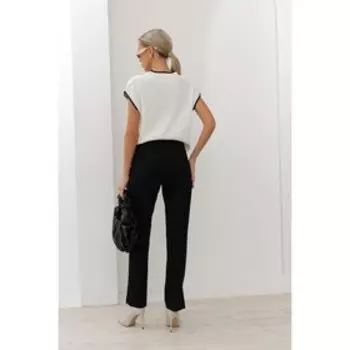 Брюки женские, размер 46, цвет черный 64956