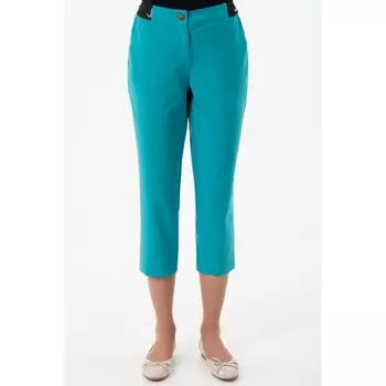 Брюки женские, размер 50, цвет бирюзовый