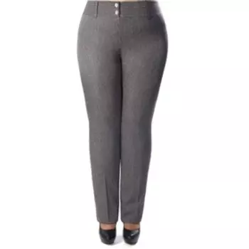 Брюки женские, размер 52, цвет серый
