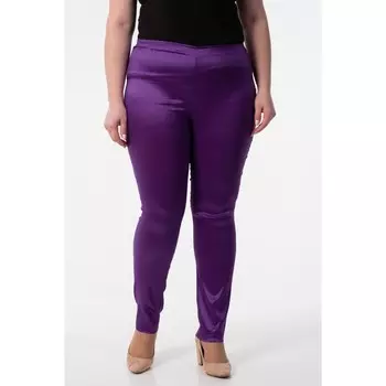 Брюки женские, размер 54, цвет фиолетовый