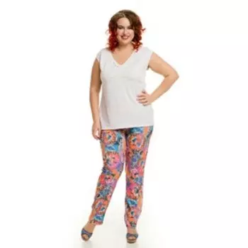 Брюки женские, размер 54, цвет микс