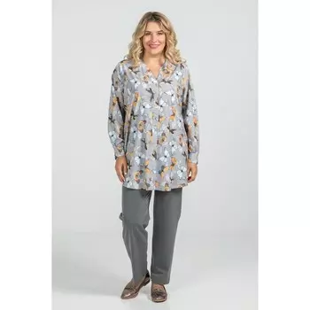 Брюки женские, размер 56, цвет серый