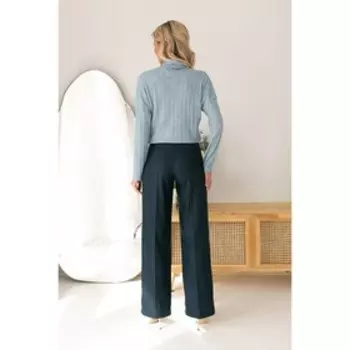 Брюки женские, размер 56, цвет зелёный 60620