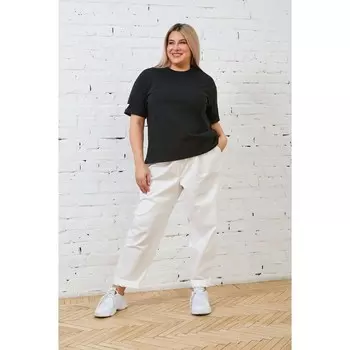 Брюки женские, размер 58, цвет белый