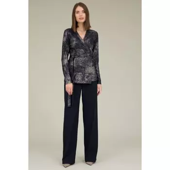 Брюки женские, размер 58, цвет синий