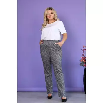 Брюки женские, размер 60, цвет серый