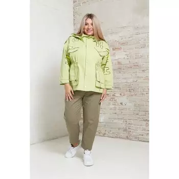 Брюки женские, размер 66, цвет хаки