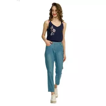 Брюки женские, размер M, цвет голубой