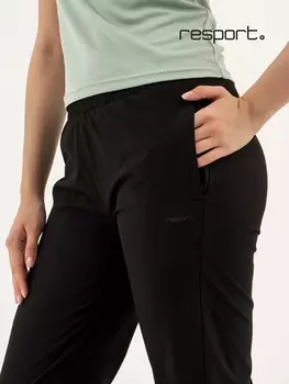 Брюки женские Resport, р. 42, чёрные, спортивные