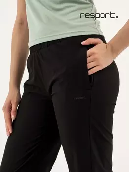 Брюки женские Resport, р. 48, чёрные, спортивные