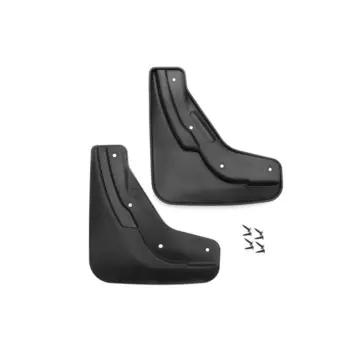 Брызговики передние для SKODA Karoq, без расширителей арок, внедорожник 2020 - набор 2 шт