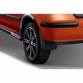 Брызговики задние Geely MK Cross, 2010-2016 хэтчбек 2 шт (полиуретан)