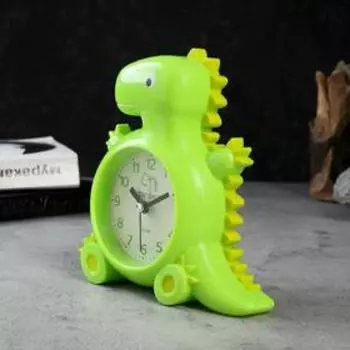 Часы настольные будильник детский «Динозаврик», циферблат d-7 см, 41415.5 см