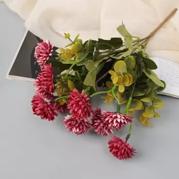 Букет искусственный «Астра хризантелла», 27 см, МИКС