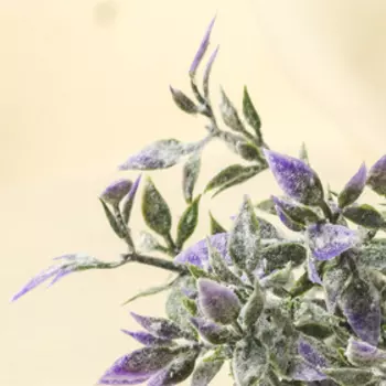 Букет искусственный «Цветной» с напылением, 15 см, МИКС