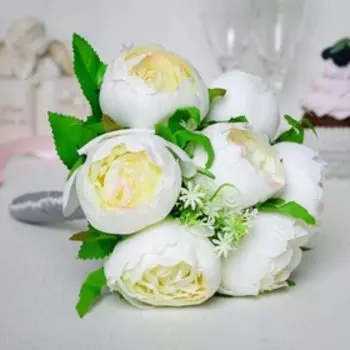 Букет-дублер «Радость», пионы белые