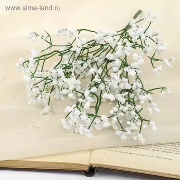 Букет искусственный «Гипсофила снежная», h=33 см, белые