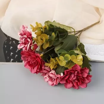 Букет искусственный «Хризантема элит стиль», 25 см, МИКС