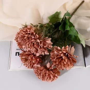 Букет искусственный «Хризантема Сьюзен», 728 см, МИКС