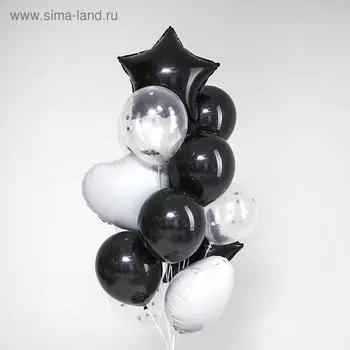 Букет из шаров «Стиль всегда в тебе», фольга, латекс, набор 14 шт.