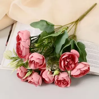 Букет искусственный «Камелия галант», 426 см, МИКС