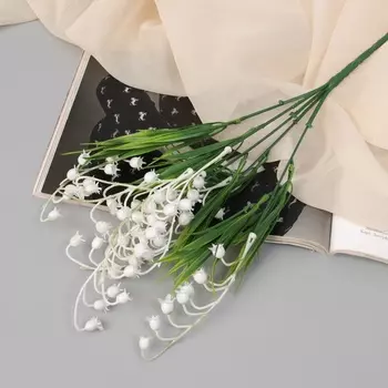 Букет «Ландыш майский», 29 см, белый