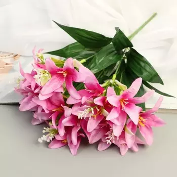 Букет искусственный «Лилия галант», 728 см, МИКС