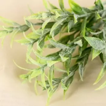 Букет искусственный «Листочки с напылением», h=18 см